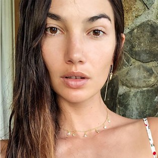 Lily Aldridge no makeup