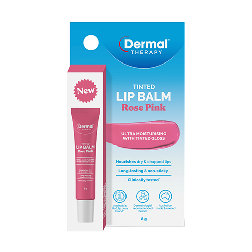 Dermal Therapy Tinted Lip Balm in Rose Pink