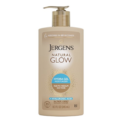 JERGENS Natural Glow Hydra Gel Moisturizer – Fair to Medium